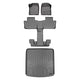 Floor Mats 3 Rows and Cargo Liner Set Grey <br> 17-21 GMC Acadia with Bucket Seats