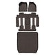 Floor Mats 3 Rows and Cargo Liner Set Cocoa <br> 09-17 Buick Enclave09-17 Chevrolet Traverse