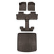 Floor Mats 3 Rows and Cargo Liner Set Cocoa <br> 17-21 GMC Acadia with Bucket Seats