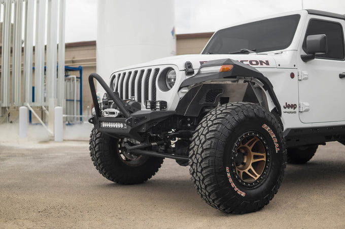Rock Fighter Front Inner Fender Liners<br> 18-24 Jeep Wrangler Gladiator