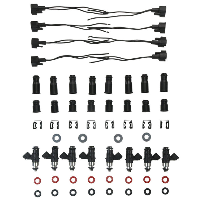 LS Injector Kit, Matched set of 8 1500cc/min Injectors<br>85-17 GM/Cadillac/Chevy/GMC/Pontiac/Hummer(cars&trucks)