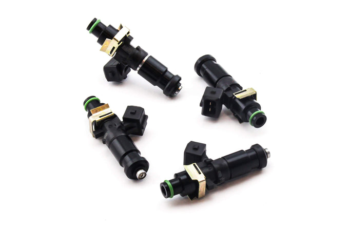 Matched set of 4 Bosch EV14 1200cc Hi-Imp Injectors<br>95-99 Mitsubishi Eclipse 4G63T, 03-06 Evo 8 9 4G63T
