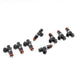 Matched set of 8 Bosch EV14 1200cc/min Injectors<br>05-25 Ford F-Series, Mustang GT, Shelby GT350, SVT Cobra
