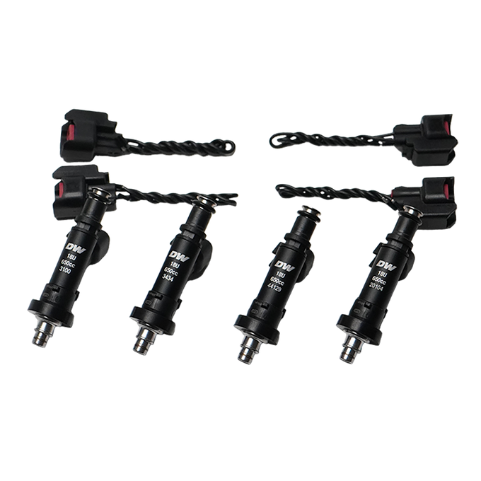Matched set of 4 650cc injectors<br>Honda/Acura B/D/F/H Series