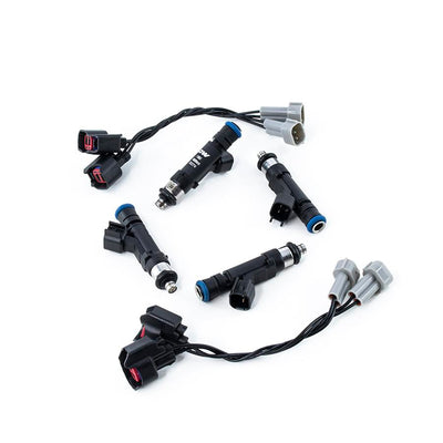 Matched set of 4 800cc Injectors<br>95-06 Mitsubishi Eclipse/EVO 8/9 4G63T (hi-Z)