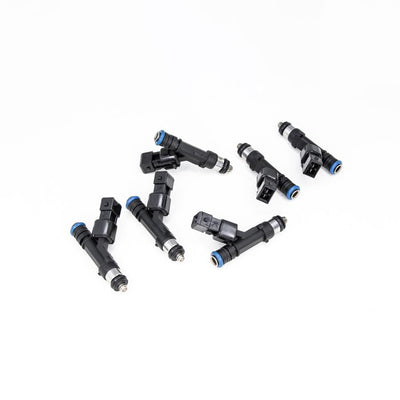 Matched set of 6 650cc Injectors<br>92-08 Volvo L6 Turbo, 87-00 BMW E30/E36 M20-M52/S50/S52