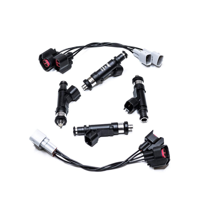 Matched set of 4 1000cc Injectors w/ Connectors<br>96-11 Lotus Elise/Exige 2.4L 2AZFE, Celica/MR2/TC