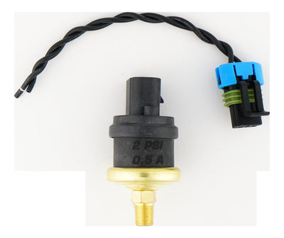 1/8th NPT 2 Psi Adjustable Hobbs Switch with Pigtail<br>Universal