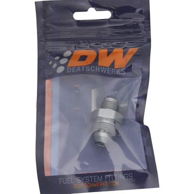 8AN Male Flare<br>6AN Male Flare Reducer Straight, Anodized DW Titanium