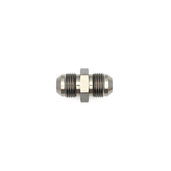 8AN Male Flare<br>8AN Male Flare Coupler, Anodized DW Titanium
