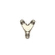 6AN Male Flare<br>6AN Male Flare<br>6AN Male Flare Y Block