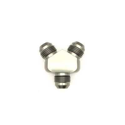 8AN Male Flare<br>8AN Male Flare<br>8AN Male Flare Y-Block