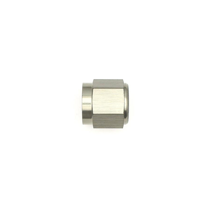 6AN Female Flare Cap<br>Anodized DW Titanium
