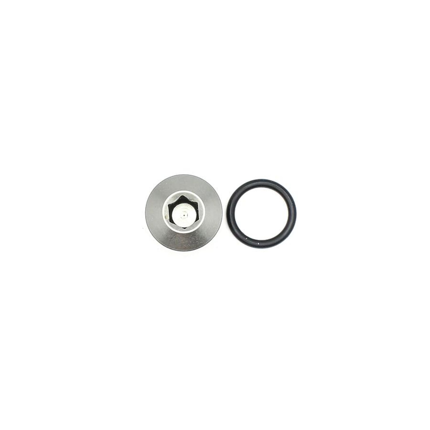 6AN ORB Male Plug, Low Profile Internal Allen/Hex<br>Anodized DW Titanium