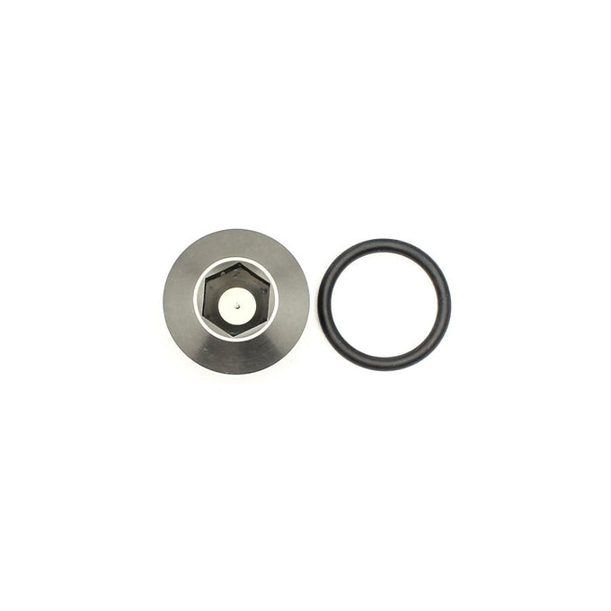 10AN ORB Male Plug, Low Profile Internal Allen/Hex<br>Anodized DW Titanium