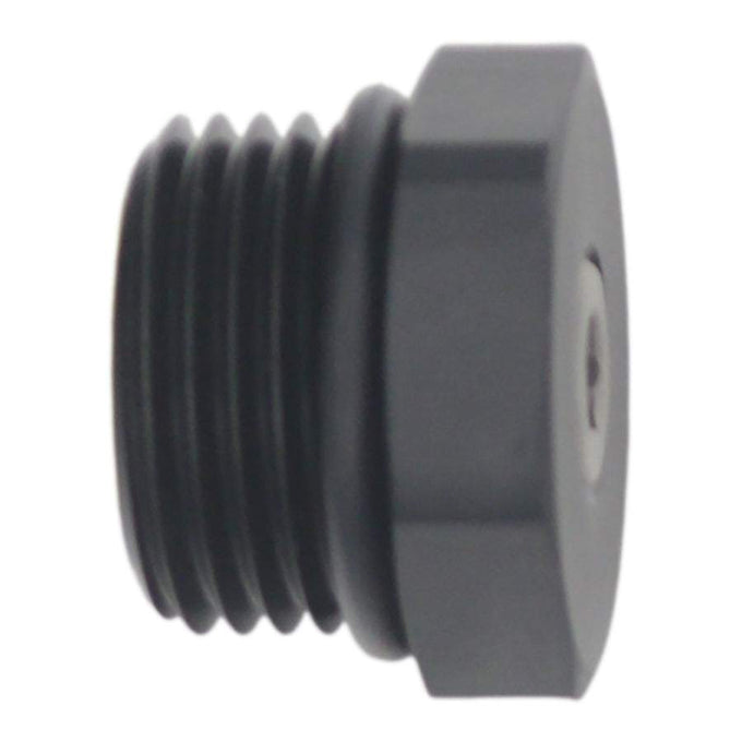 Black 10AN ORB Plug Fitting with 1/8 in. NPT Port<br>Universal