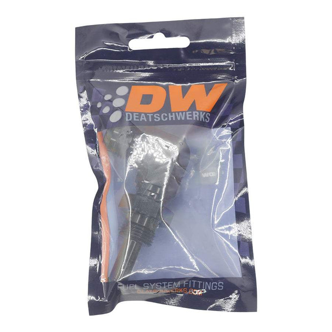 Black 8AN to 3/8 in. Single Hose Barb<br>Universal