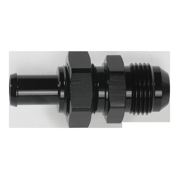 10AN Male Flare Bulkhead to 1/2 in. Hose Barb Straight<br>Universal