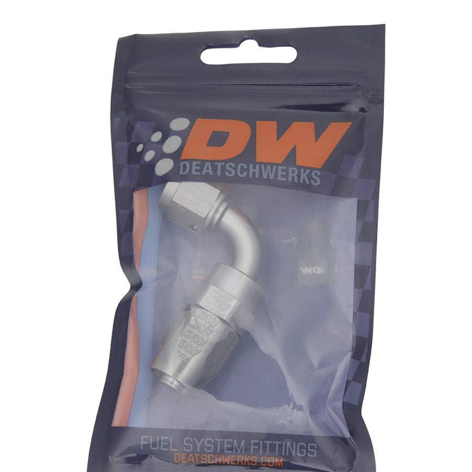 6AN Female Swivel 90-Degree Hose End CPE<br> Anodized DW Titanium