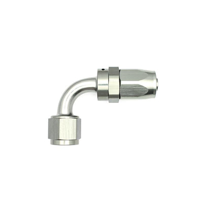8AN Female Swivel 90-Degree Hose End CPE<br> Anodized DW Titanium