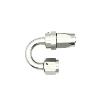 8AN Female Swivel 180-Degree Hose End CPE<br> Anodized DW Titanium
