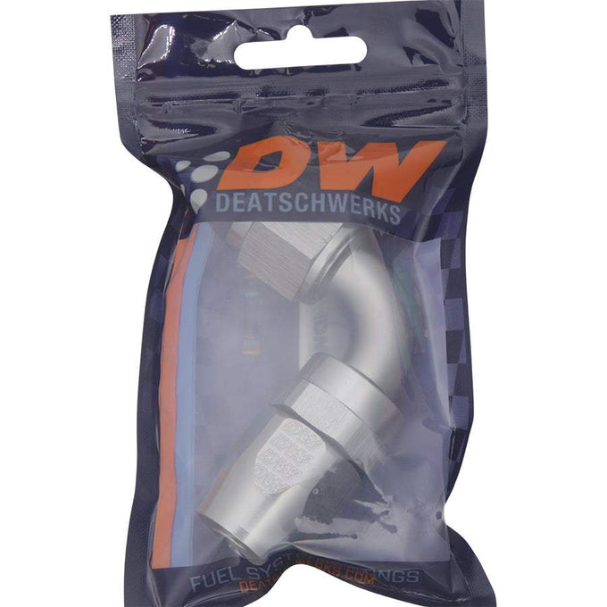 10AN Female Swivel 90-Degree Hose End CPE<br> Anodized DW Titanium
