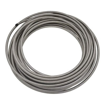 6AN Stainless Steel Double Braided CPE Hose, 50 Feet<br>Universal
