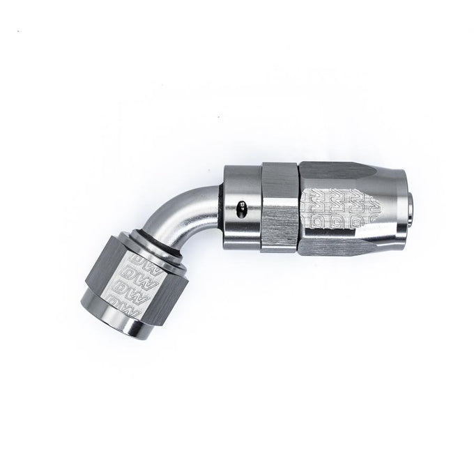 6 AN Female Flare Swivel 60-Degree Hose End CPE<br>Anodized DW Titanium