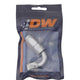 6 AN Female Flare Swivel 120-Degree Hose End CPE<br>Anodized DW Titanium