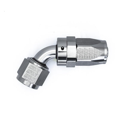 8 AN Female Flare Swivel 60-Degree Hose End CPE<br>Anodized DW Titanium