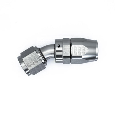 10AN Female Flare Swivel 30-Degreehose End CPE<br>Anodized DW Titanium