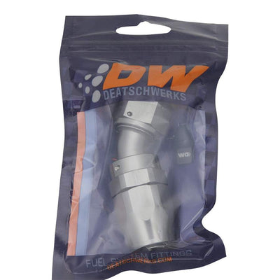 10AN Female Flare Swivel 30-Degreehose End CPE<br>Anodized DW Titanium