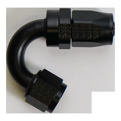 8 AN Female Flare Swivel 150-degree Hose End CPE<br>Universal
