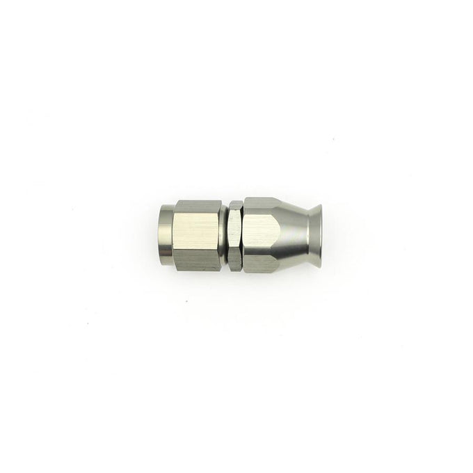 6AN Female Swivel Straight Hose End PTFE<br>Anodized DW Titanium