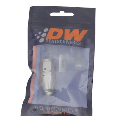 6AN Female Swivel Straight Hose End PTFE<br>Anodized DW Titanium