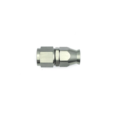 8AN Female Swivel Straight Hose End PTFE<br>Anodized DW Titanium