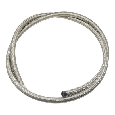 6AN Stainless Steel Double Braided PTFE Hose, 6 Feet<br>Universal