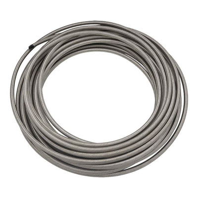 8AN Stainless Steel Double Braided PTFE Hose, 50 Feet<br>Universal