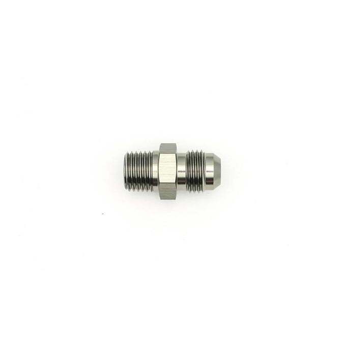 6AN Male Flare to 1/4 Inch Male NPT Adapter<br>Anodized DW Titanium