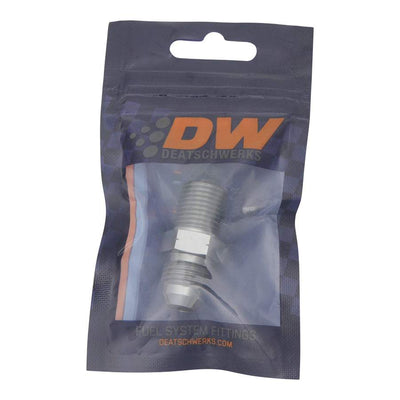 6AN Male Flare to 1/4 Inch Male NPT Adapter<br>Anodized DW Titanium