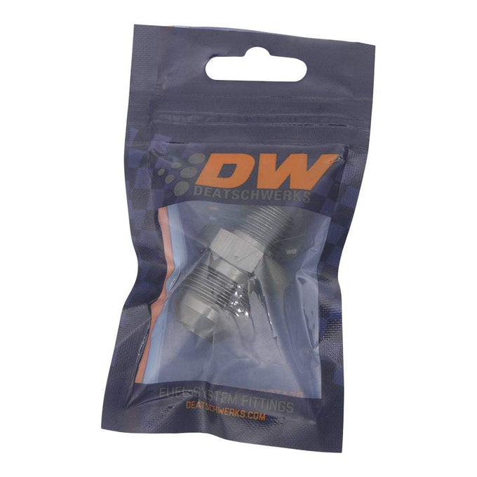 8AN Male Flare to 1/4 Inch Male NPT Adapter<br>Anodized DW Titanium