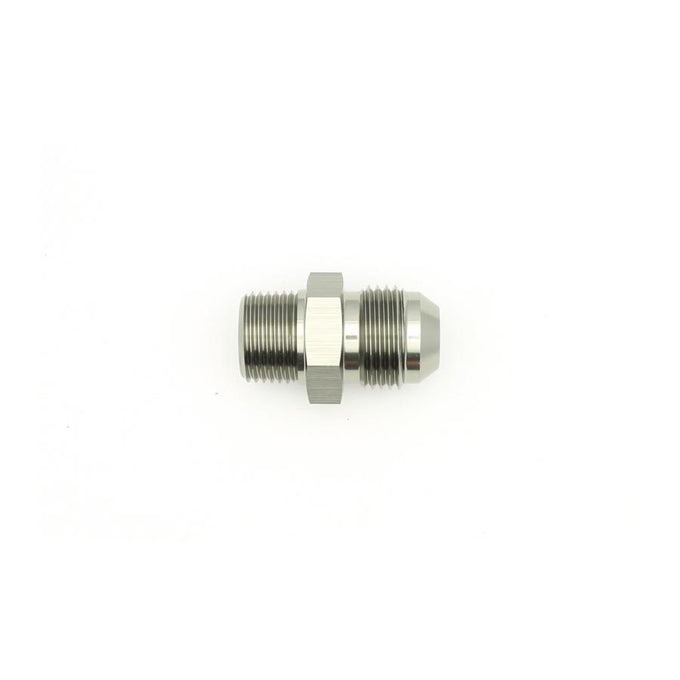 8AN Male Flare to 3/8 Inch Male NPT Adapter<br>Anodized DW Titanium