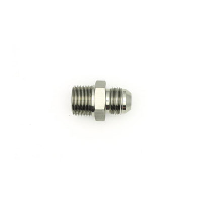 8AN Male Flare to 1/2 Inch Male NPT Adapter<br>Anodized DW Titanium