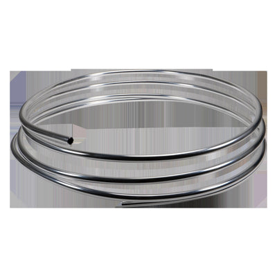 6AN Aluminum Hard Tubing 20ft Anodized Clear<br>Universal