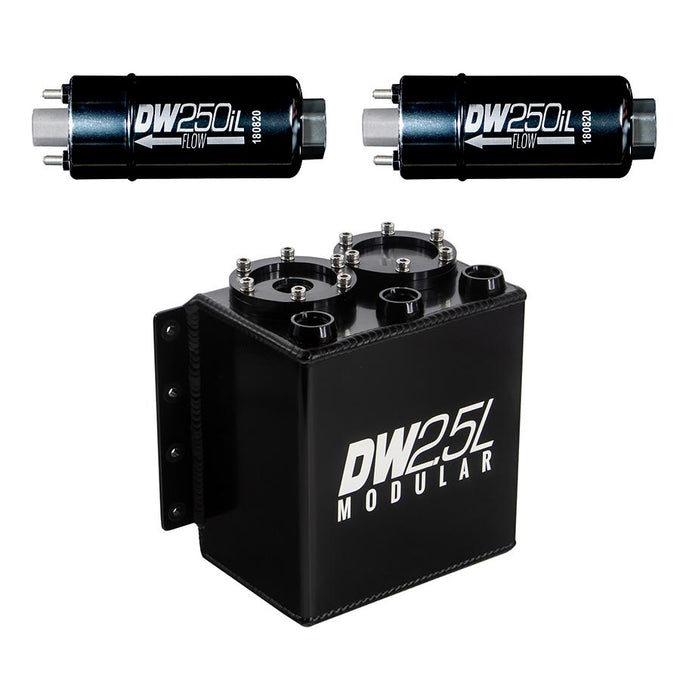 2.5L Modular Surge Tank<br>Universal Includes 2 250iL In-line Fuel Pump