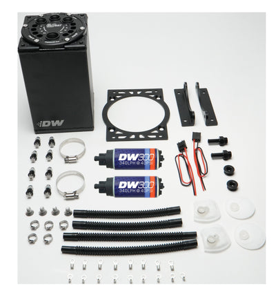 3.0L Staged Surge Tank w/ DW300 Fuel Pumps<br>Universal