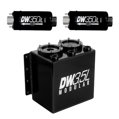 3.5L Modular Surge Tank<br>Universal Includes 2 350iL In-line Fuel Pump