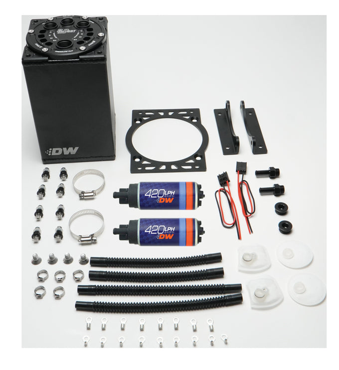 3.0L Staged Surge Tank w/ DW420 Fuel Pumps<br>Universal