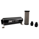 8AN, 40 micron, 160mm In-line fuel filter kit<br>Universal