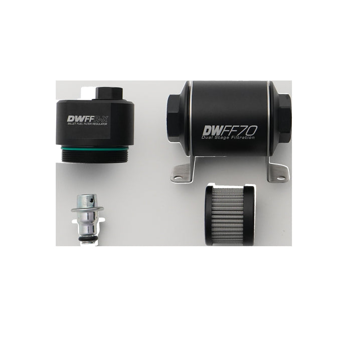 DWFFR-X 70mm Billet Fuel Filter Regulator, 10 Micron<br>Universal